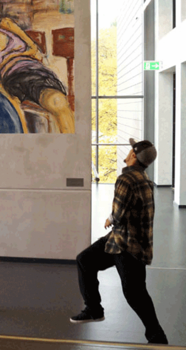 Wandmalerei VHS Wuppertal 2013