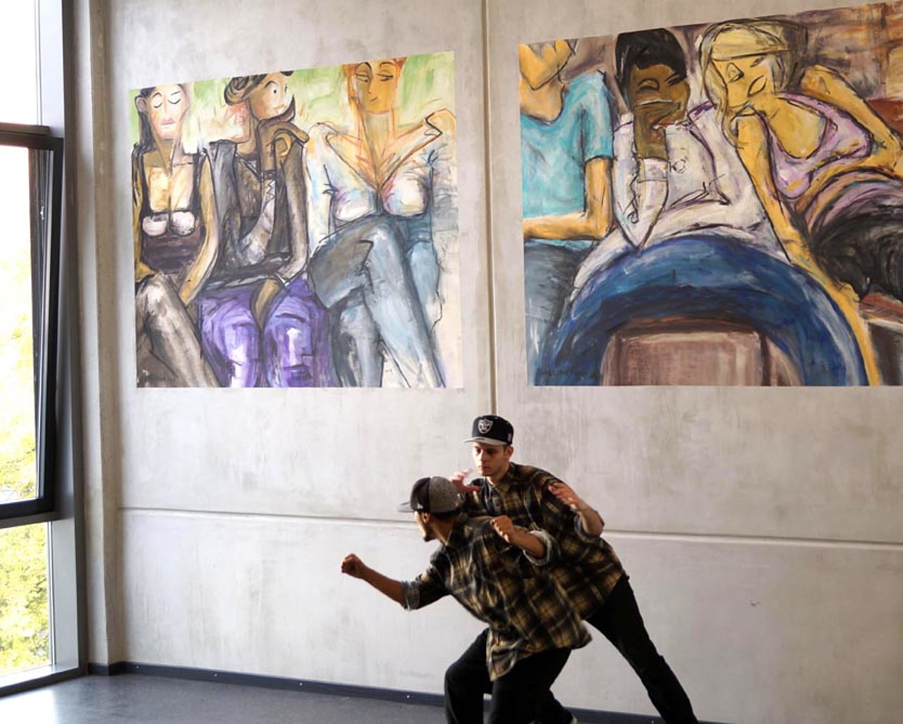 Wandmalerei VHS Wuppertal 2013