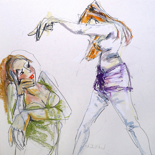 Ölpastell-Mischtechnik 4