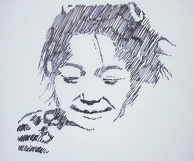 Gesicht in Linien II